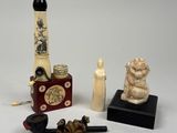 a lot of items that are sitting on a table