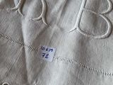 a close up of a piece of cloth with a name on it