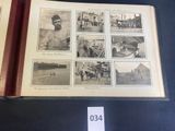 a book with pictures of people in it on a table