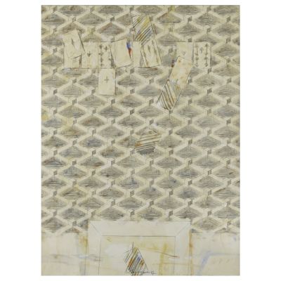 un dessin représentant un motif sur une feuille de papier