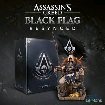 assassin creed ' s black flag resyced statue with box