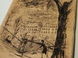 a picture of a drawing on a piece of paper on a table
