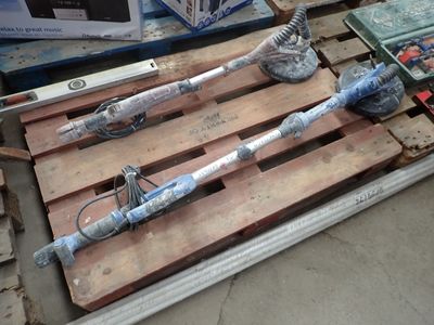 a lot of tools that are sitting on a pallet