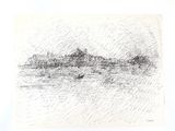 an image of a drawing of a boat in a body of water