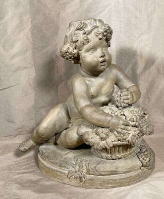 André Jean LEBRUN 1737-1811 d'après Enfant à la corbeille , …