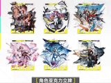 une image représentant un groupe de personnages d'anime sur fond blanc