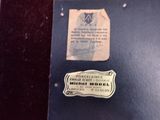 a picture of a piece of luggage with a label on it