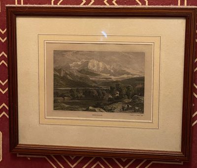 a picture of a painting hanging on a wall