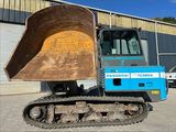 a picture of a construction vehicle with a bucket on the back