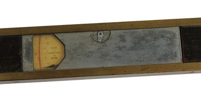 PECQUEUX, vers 1900 - NIVEAU DE PENTE pour mineur (?), en bo… - Photo 1