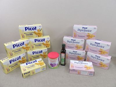 de nombreux types de produits différents posés sur une table