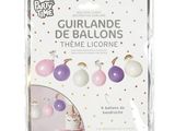 a packaged package of balloons with a unicorn on them