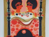 an image of a painting of two women in a bed
