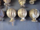 many different types of door knobs on the table