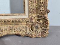 Cadre en bois sculpté de style Louis XV. (photo 6)