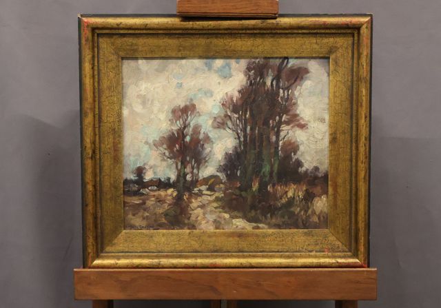 Ludovic JANSSEN (1888-1954), école Belge. « Environ d’EXEL ». Hui...