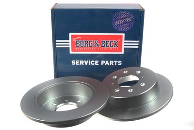 Lot de 2 - BORG & BECK - Disques de frein pleins - 238.5mm -…