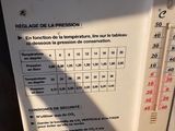 a thermometer on the side of a bus that reads kromenburg