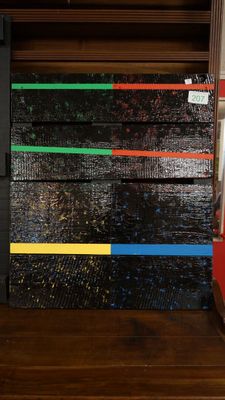 Patrice Moreau (1946-2004) "Rouge et verte penchés datée 199…