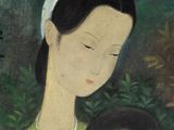 an image of a painting of a woman holding a child