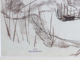 a picture of a drawing of a boat in the water