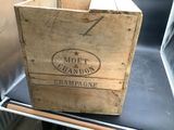 a wooden box that is sitting on top of a table