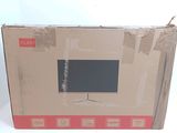 a cardboard box with a television inside of it
