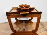 an image of a wooden table on top of a hard wood floor