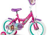 a close up of a small child ' s bike on a white background