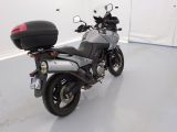 a motorcycle that is parked in a room