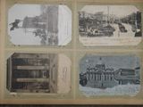 an old photo of a bunch of old photos of a city