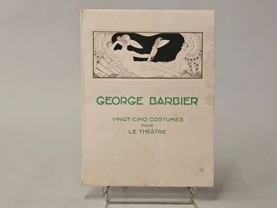 an old book with a picture of a man and a woman on it