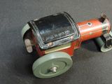 a small toy car that is sitting on the floor