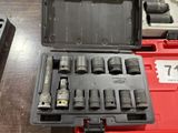 a tool kit that is sitting on a table