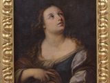 an image of a painting of a woman in a gold frame