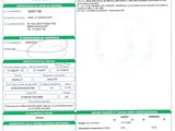 a close up of a document with a barcode on it