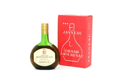 an image of a bottle of grand armagnac next to a box