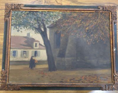 Fernand FERNEL (1865-1933) "L'église du Pecq"