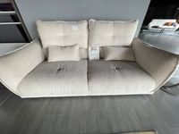 Canapé GIULIA 3 places tissu beige + Fauteuil simili et tiss… (photo 3)