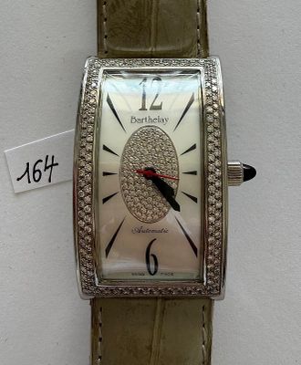 an image of a ladies ' s wrist watch with diamonds on it