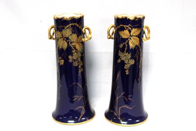 deux vases posés sur une surface blanche