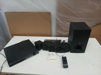 Système home cinéma Sony comprenant un amplificateur audio v…