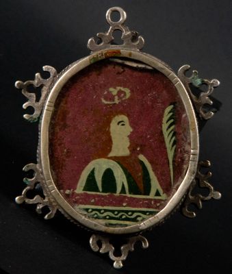 Reliquaire de Santa Rufina, œuvre coloniale du XVIIe siècle