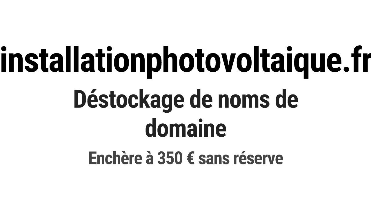 Destockage & Invendus