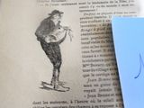 un livre sur lequel figure le dessin d'un homme faisant du skateboard