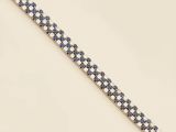 a diamond and sapphire bracelet