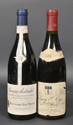 BOURGOGNE - Ensemble de 2 bouteilles composé de : 1 bouteill…