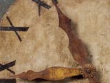 a large clock with roman numerals on the face