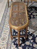 Banquette de piano style Louis XVI en bois doré et assise ca… (photo 3)