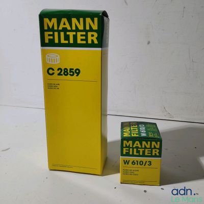 a box of mann filterr next to a box of mann filterr